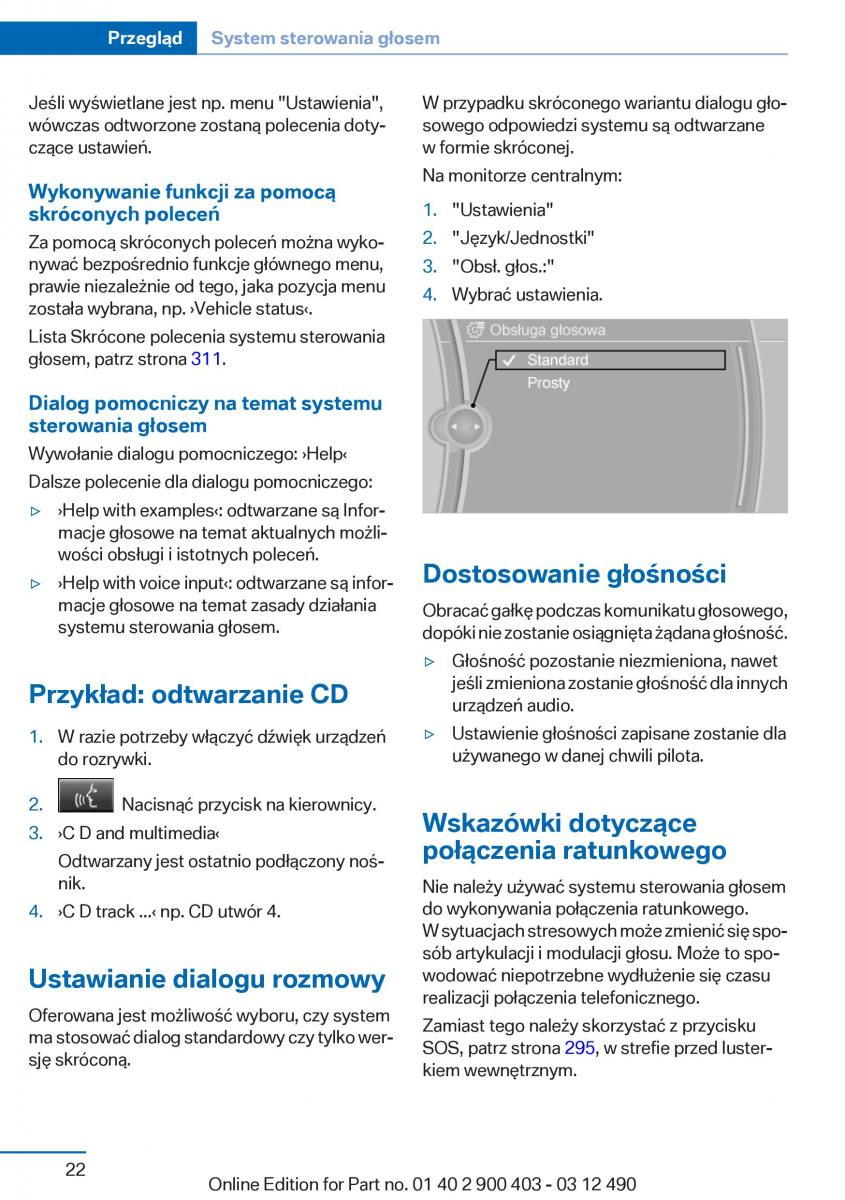 BMW 6 F06 Gran Coupe Instrukcja / page 22