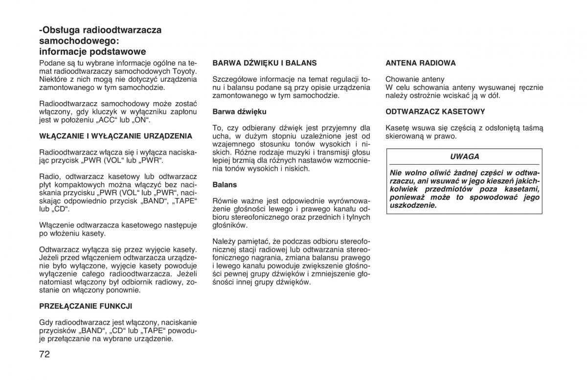 Toyota Hilux VI 6 instrukcja obslugi / page 79