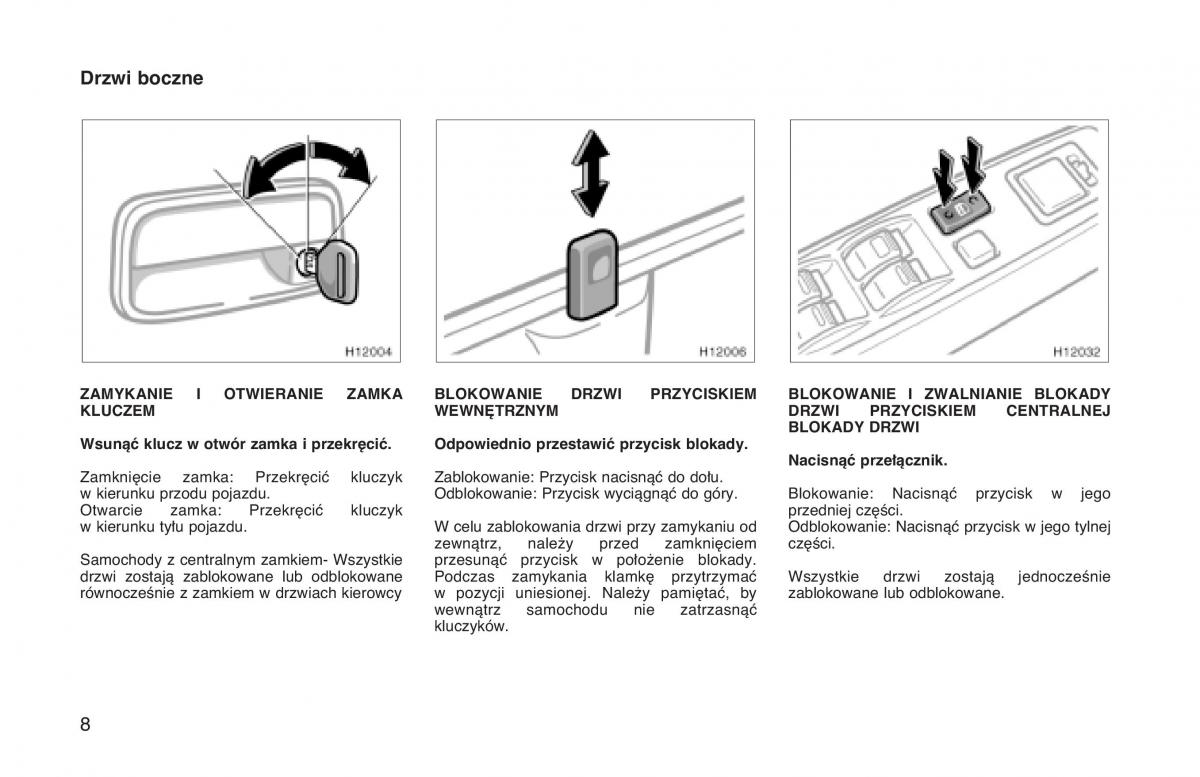 Toyota Hilux VI 6 instrukcja obslugi / page 15