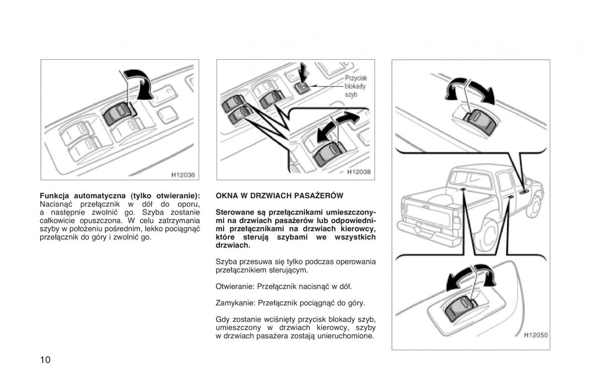 Toyota Hilux VI 6 instrukcja obslugi / page 17