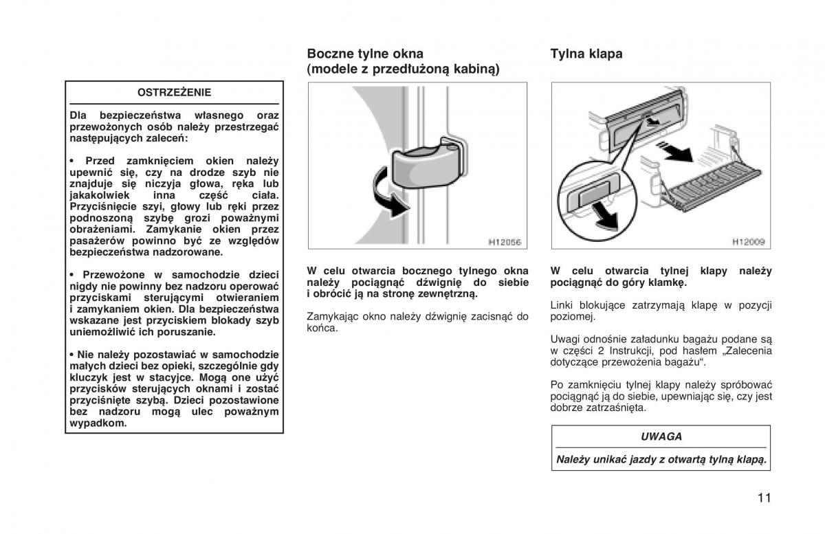 Toyota Hilux VI 6 instrukcja obslugi / page 18