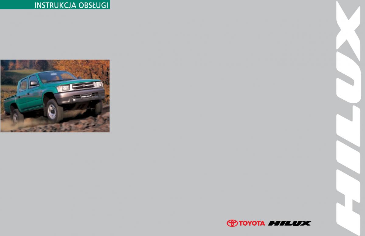 Toyota Hilux VI 6 instrukcja obslugi / page 1