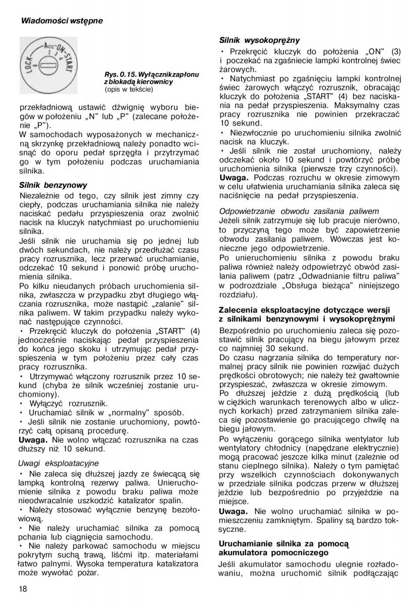 Nissan Almera N15 instrukcja obslugi / page 16