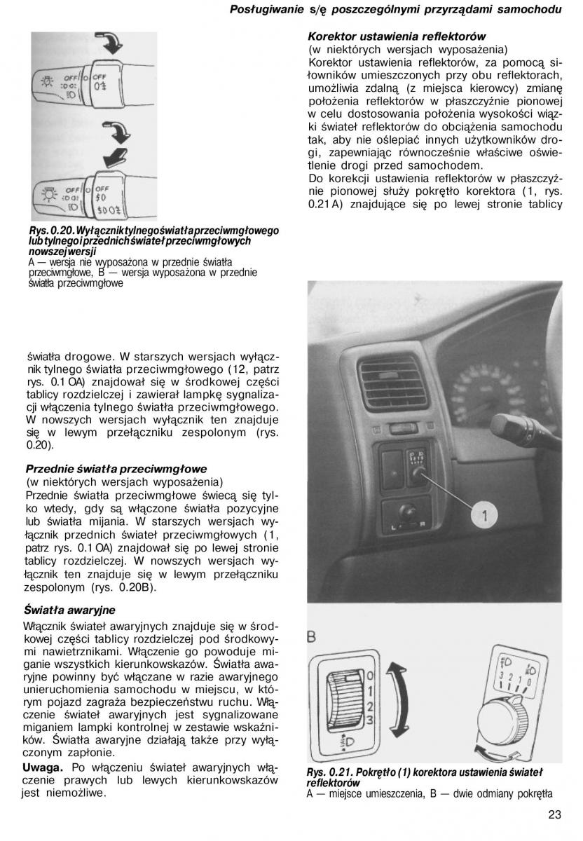 Nissan Almera N15 instrukcja obslugi / page 21