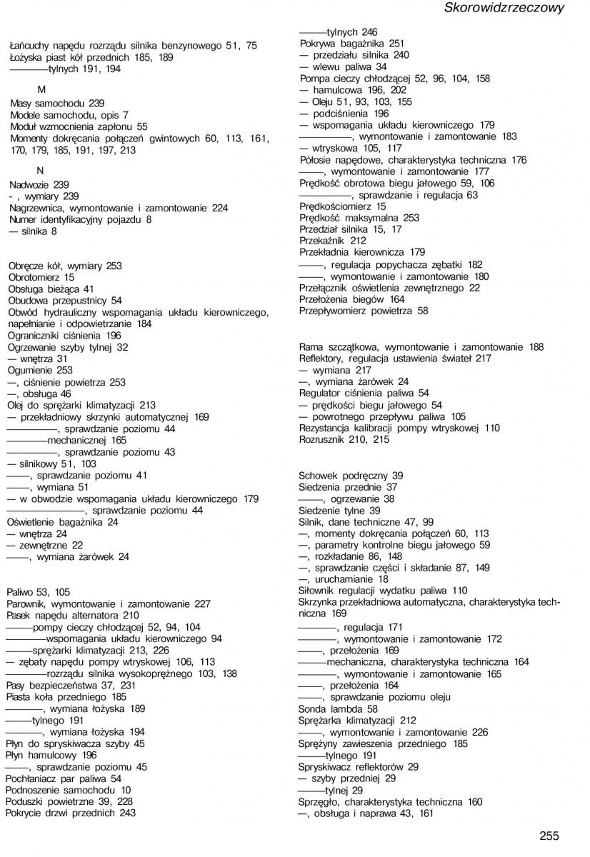 Nissan Almera N15 instrukcja obslugi / page 253