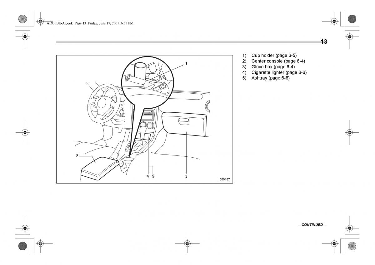 Subaru Impreza II 2 GD owners manual / page 16
