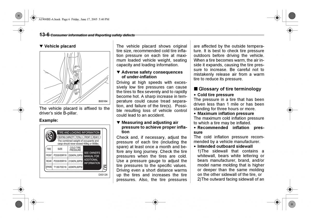 Subaru Impreza II 2 GD owners manual / page 347