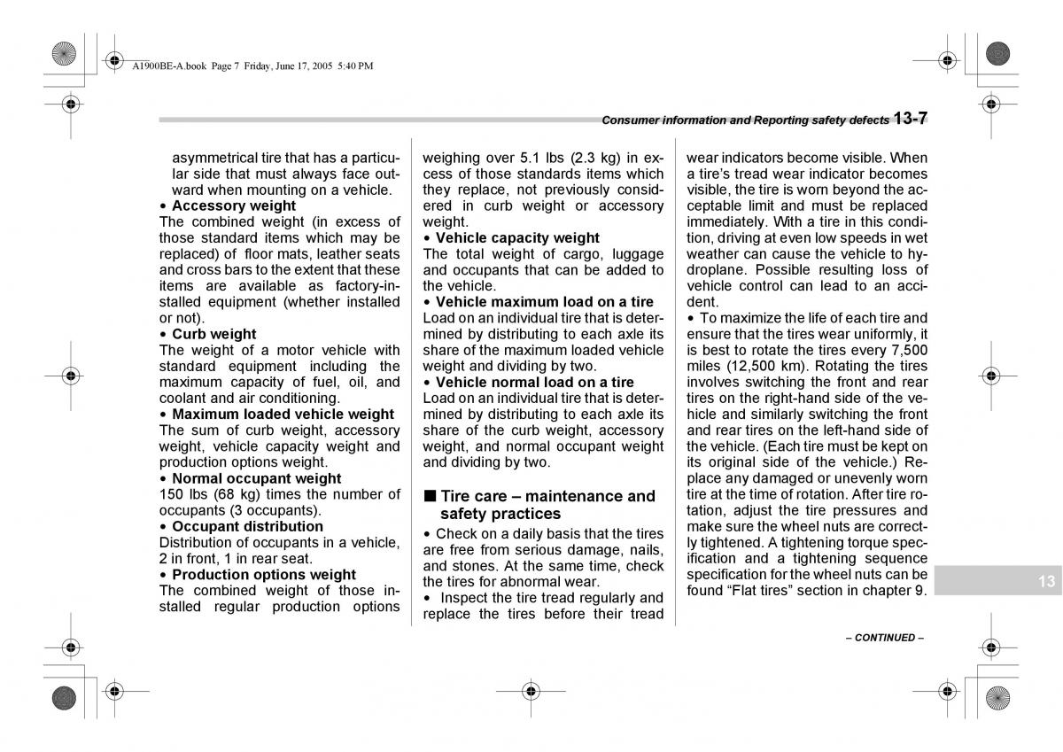 Subaru Impreza II 2 GD owners manual / page 348