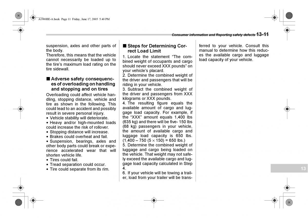 Subaru Impreza II 2 GD owners manual / page 352