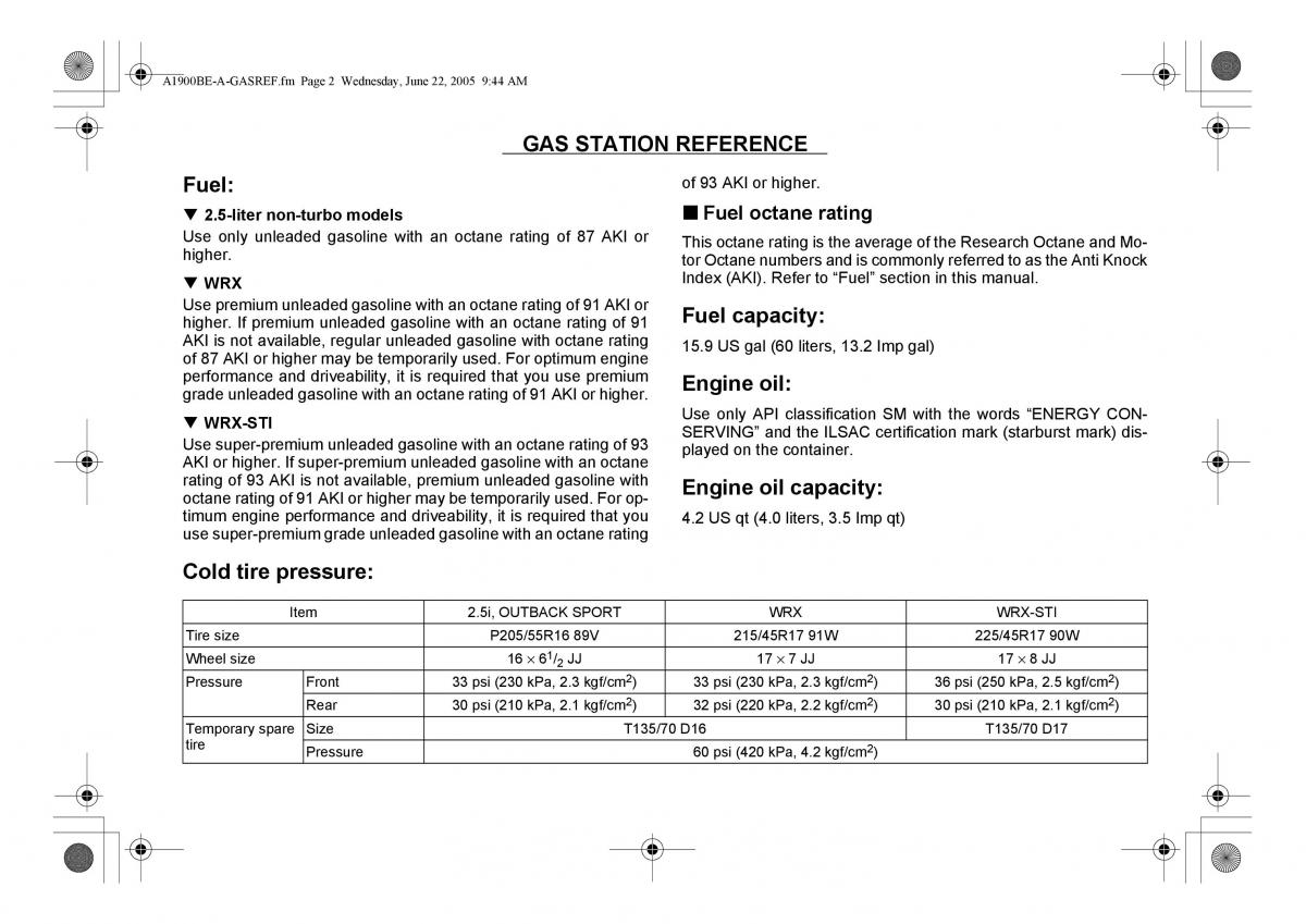 manual  Subaru Impreza II 2 GD owners manual / page 365