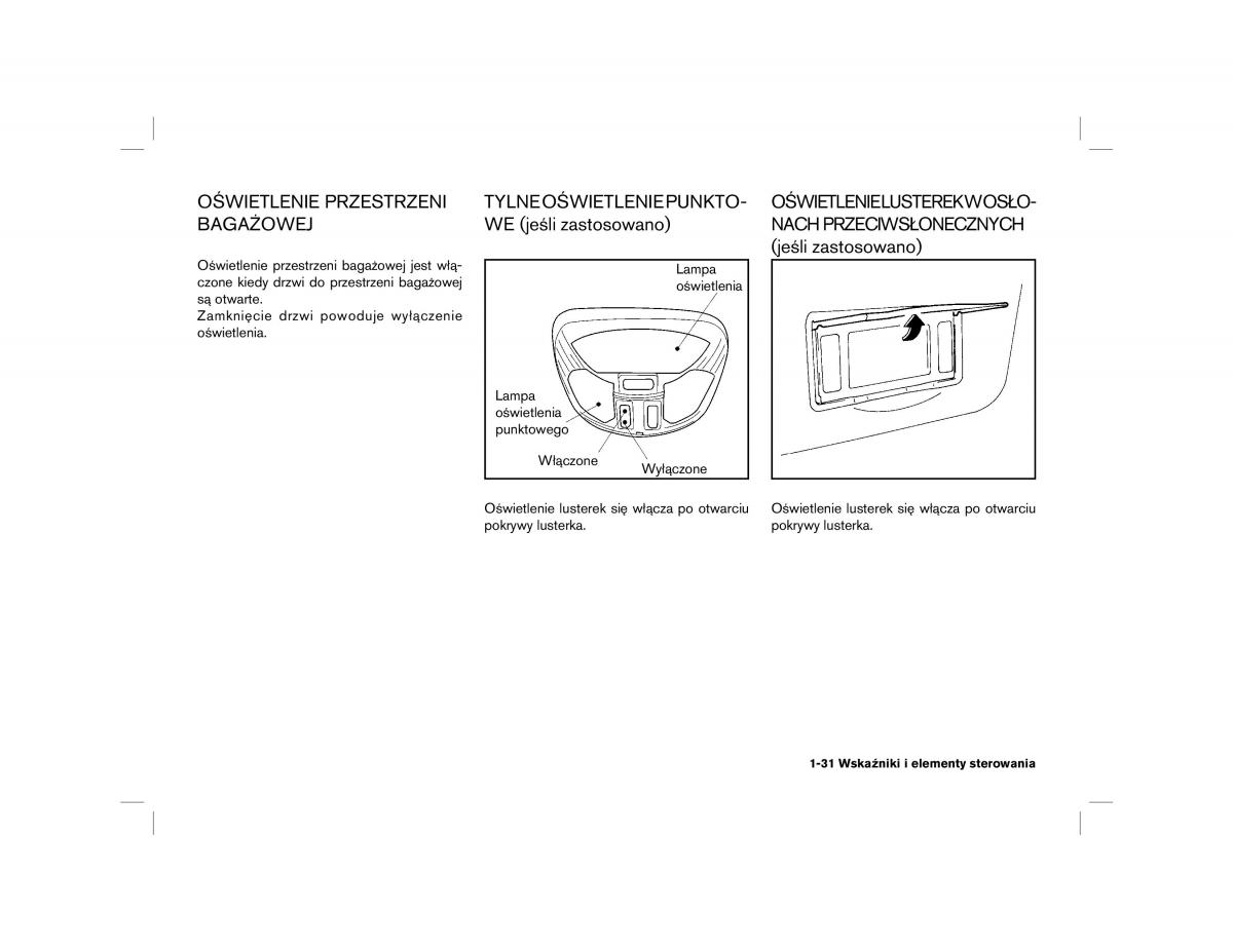 manual  Nissan Almera Tino instrukcja / page 31