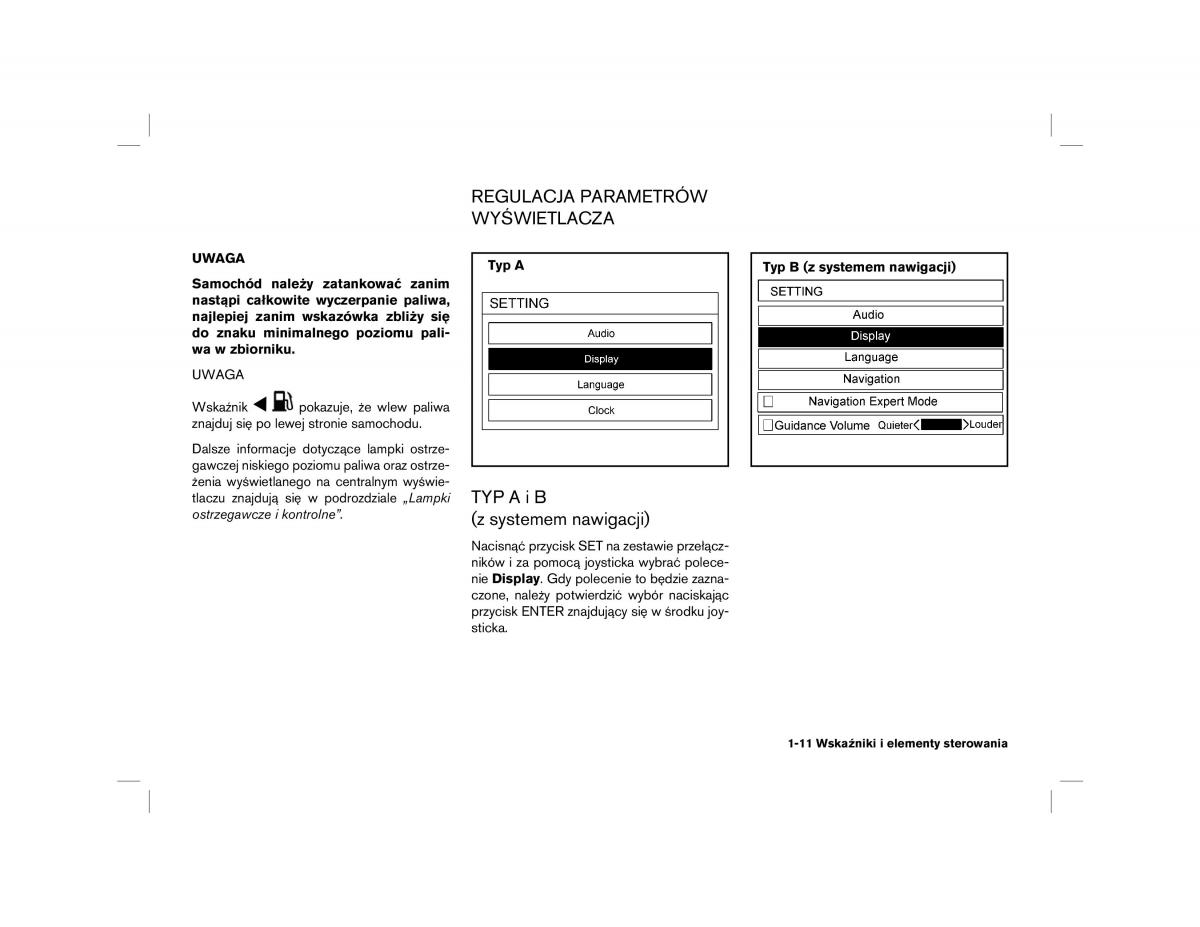 manual  Nissan Almera Tino instrukcja / page 11