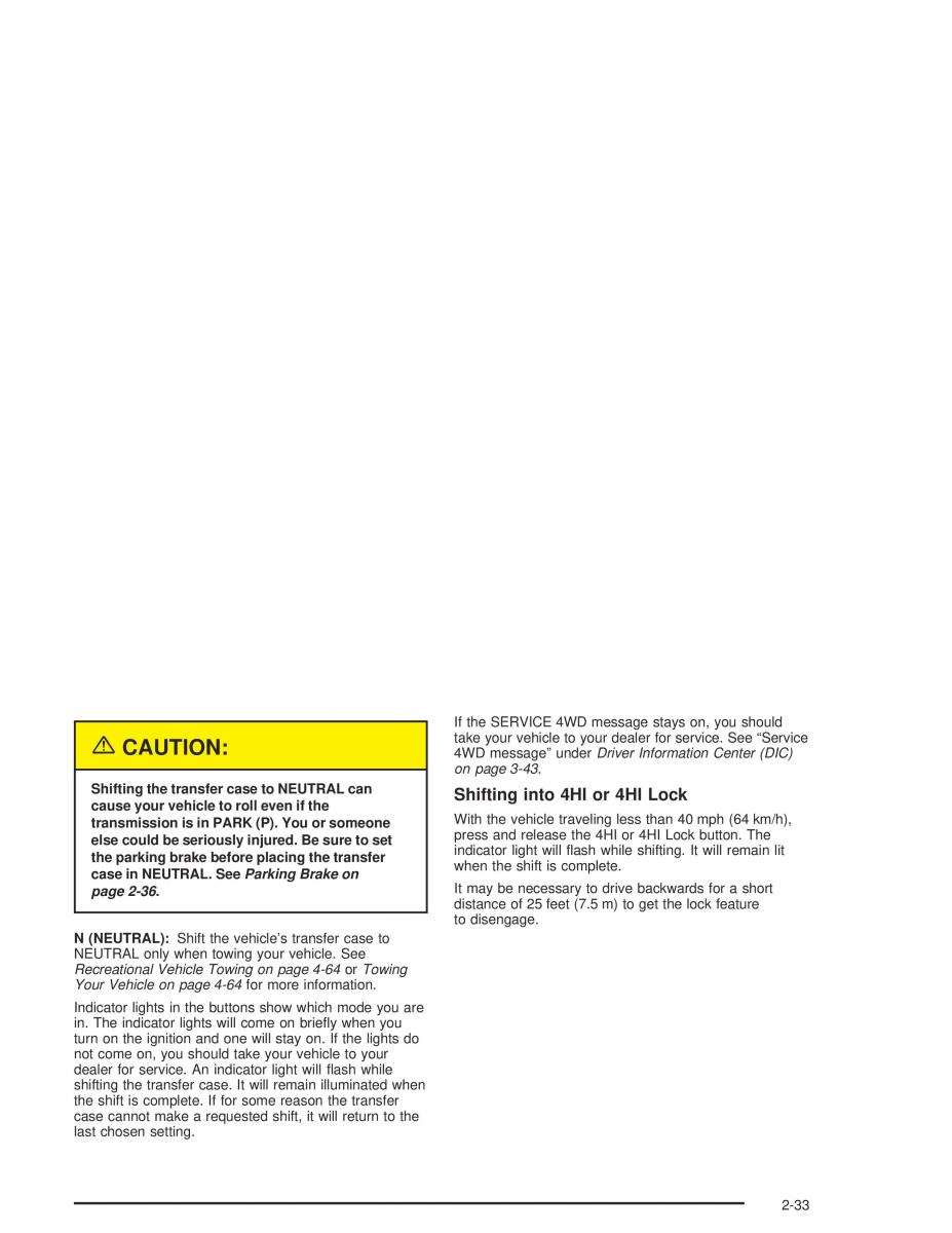 manual hummer h2 hummer h2 owners manual / page 109