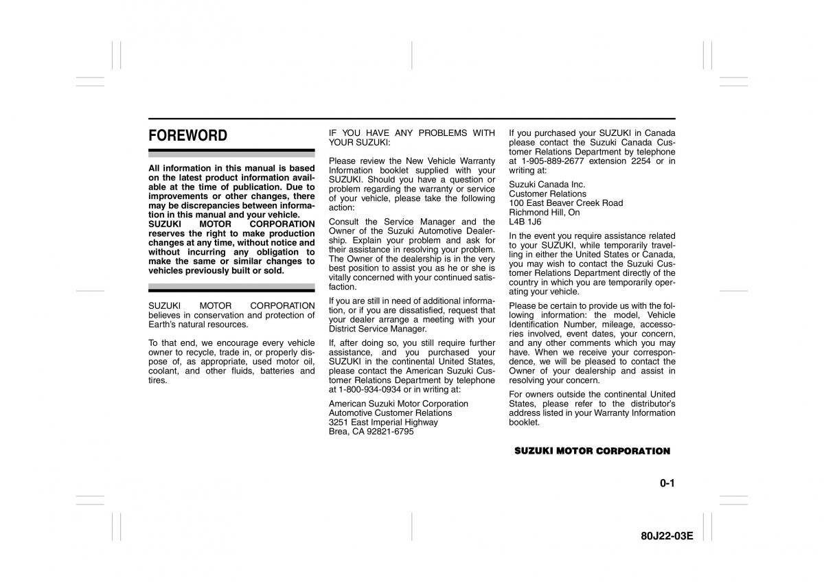 manual  Suzuki SX4 owners manual / page 7