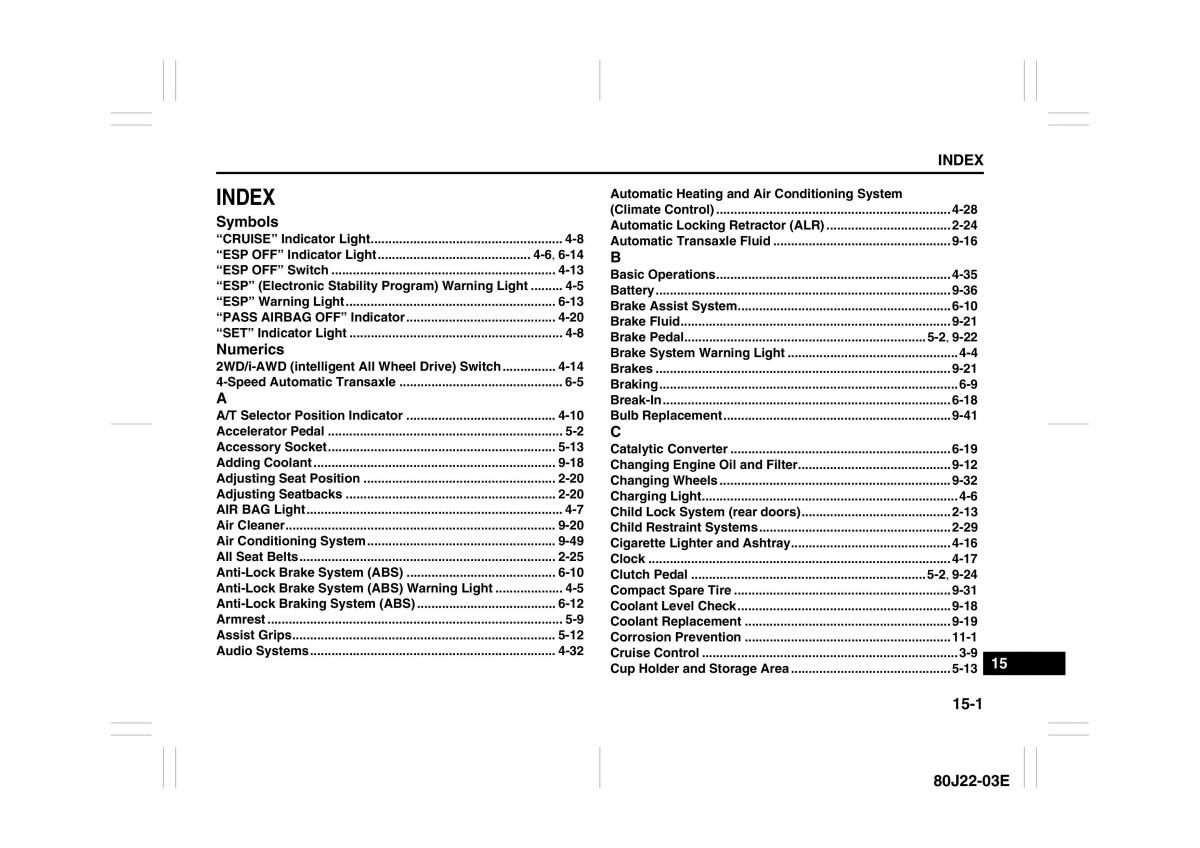 Suzuki SX4 owners manual / page 273