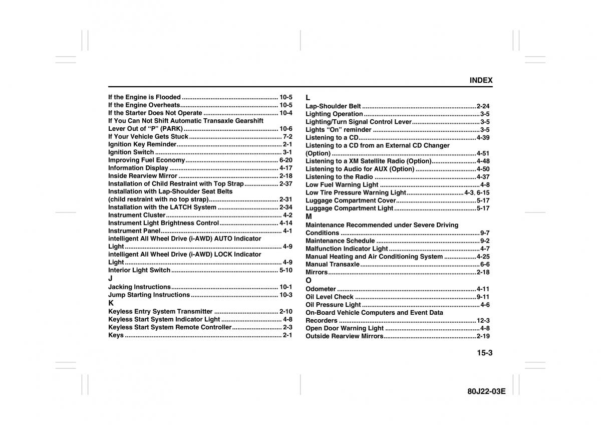 Suzuki SX4 owners manual / page 275