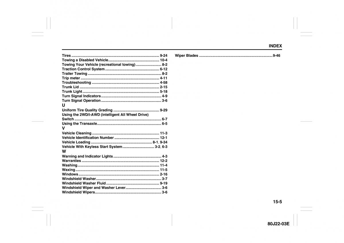 manual  Suzuki SX4 owners manual / page 277