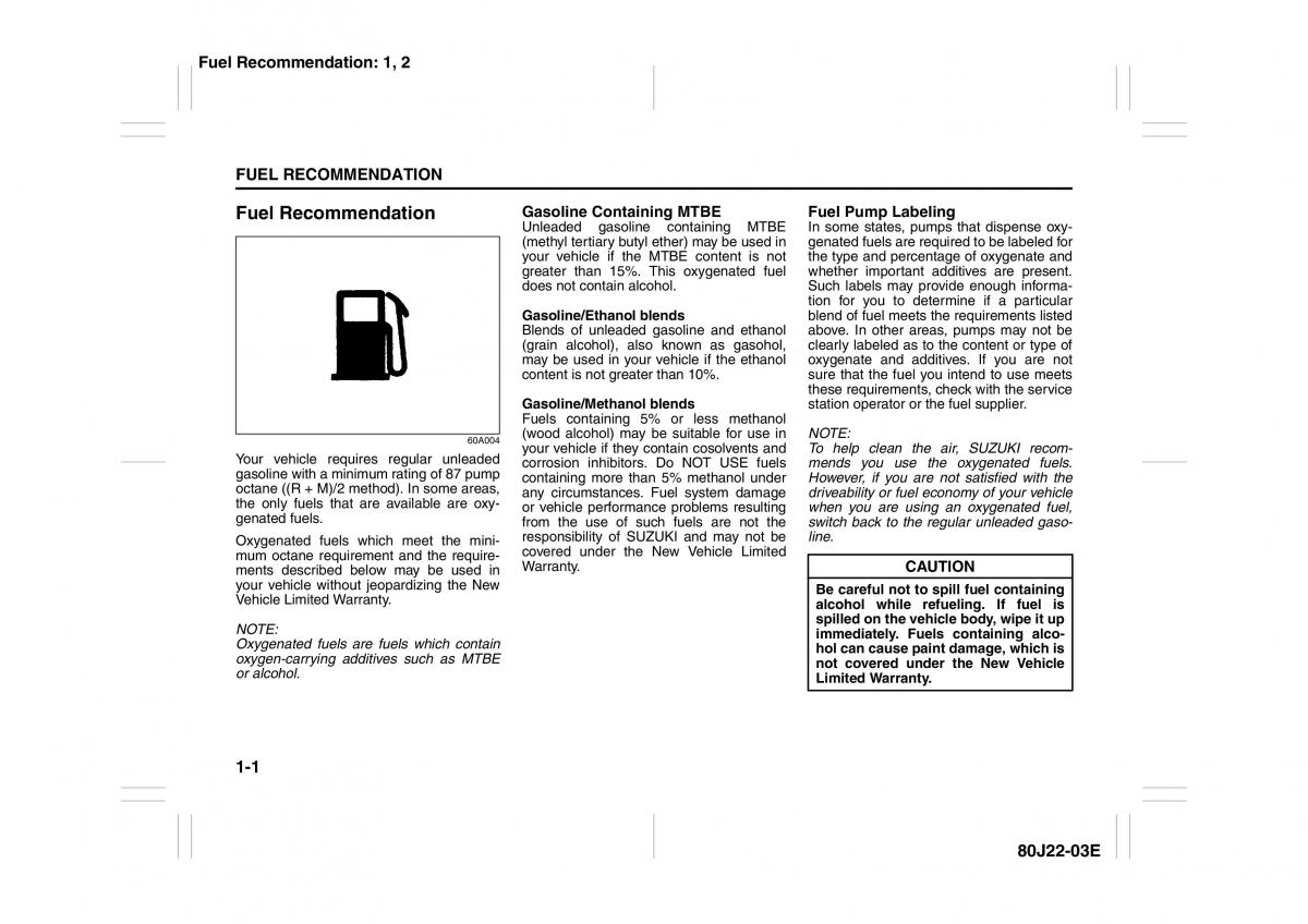 Suzuki SX4 owners manual / page 12