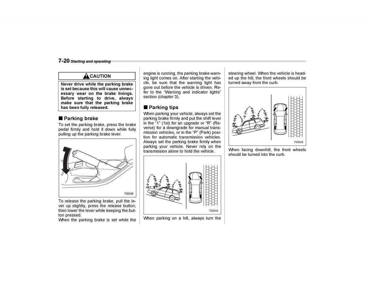 Subaru Forester I 1 owners manual / page 219
