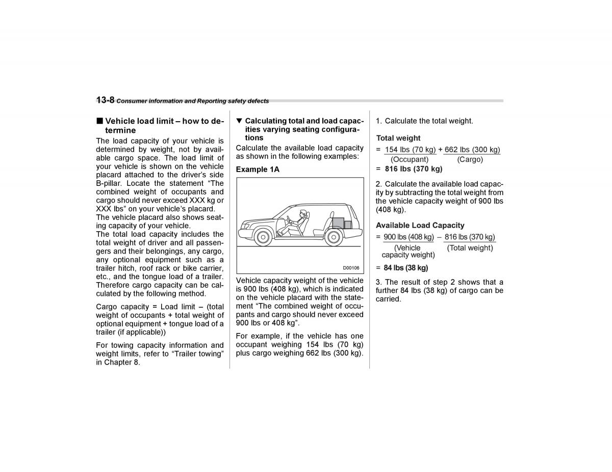 Subaru Forester I 1 owners manual / page 341