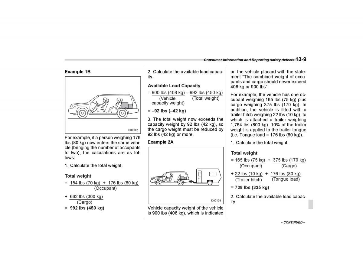 Subaru Forester I 1 owners manual / page 342