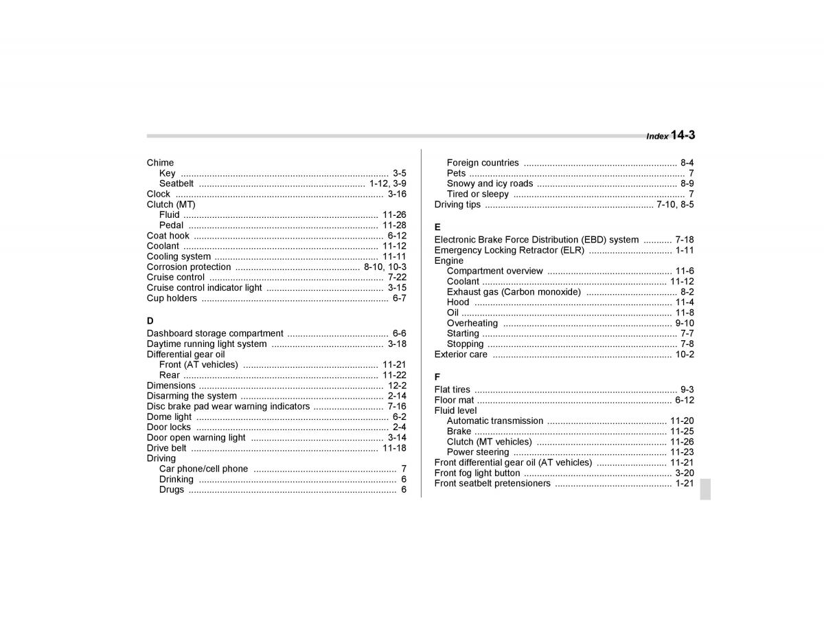 Subaru Forester I 1 owners manual / page 350