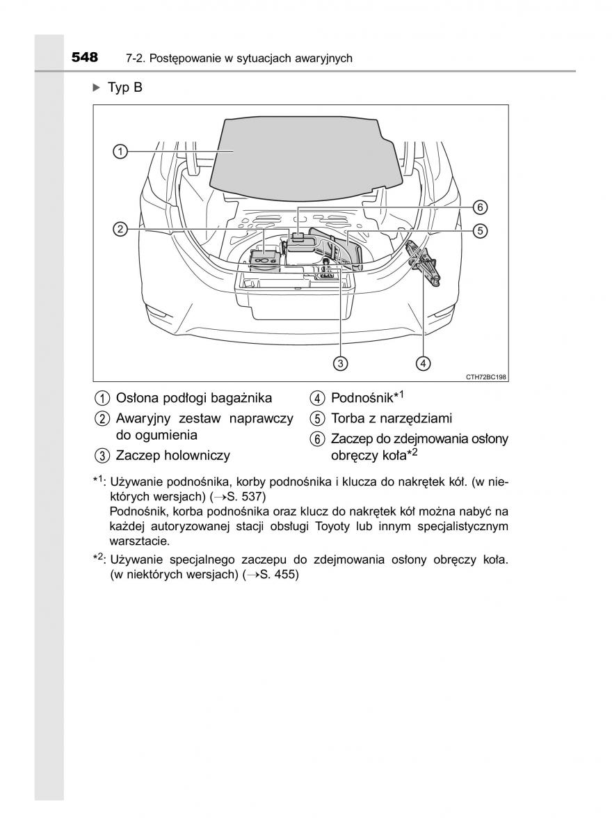 Toyota Corolla XI 11 E160 instrukcja obslugi / page 548