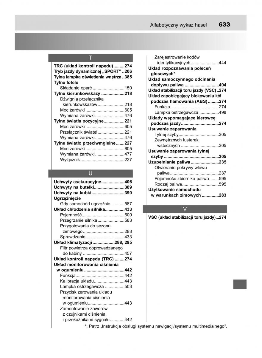 manual  Toyota Corolla XI 11 E160 instrukcja / page 633