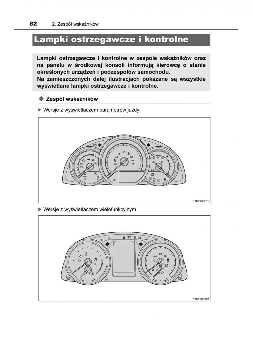 Toyota Corolla XI 11 E160 instrukcja obslugi / page 82