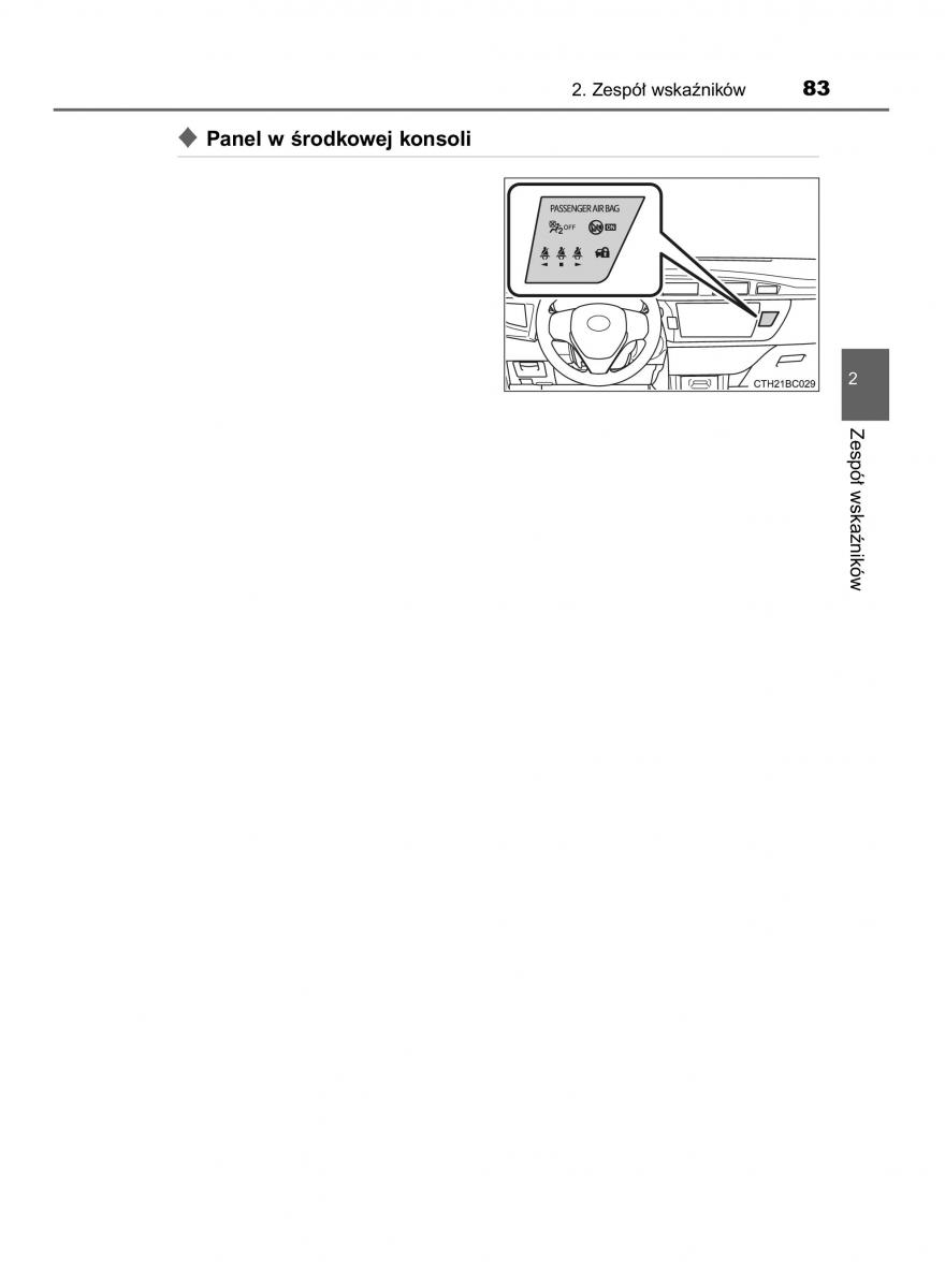 Toyota Corolla XI 11 E160 instrukcja obslugi / page 83