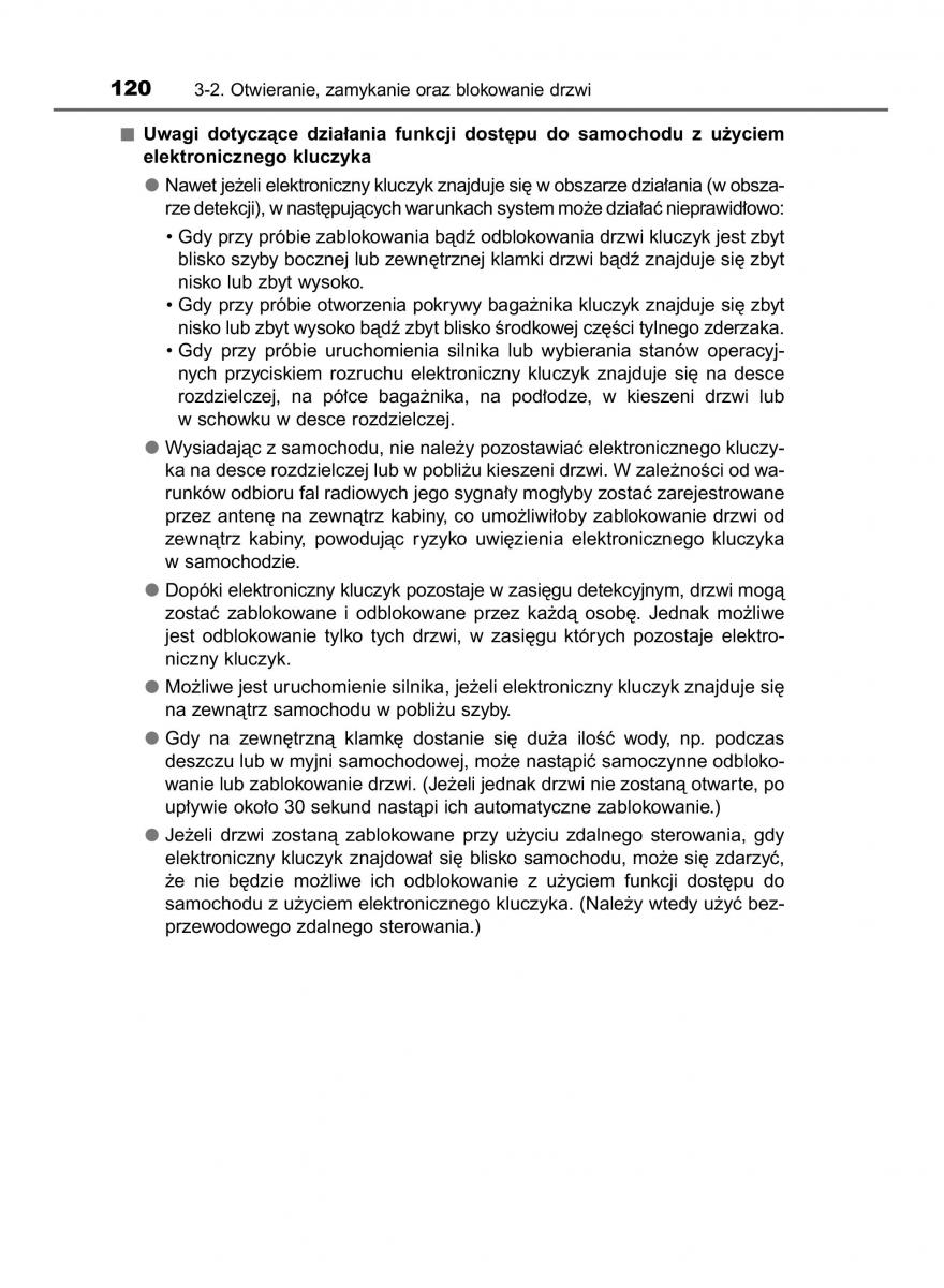 Toyota Corolla XI 11 E160 instrukcja obslugi / page 120