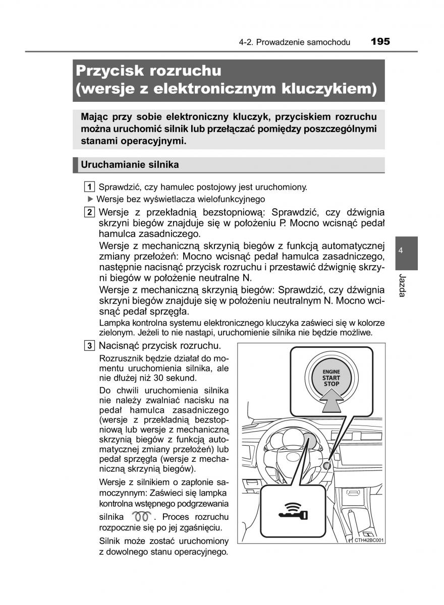 Toyota Corolla XI 11 E160 instrukcja obslugi / page 195