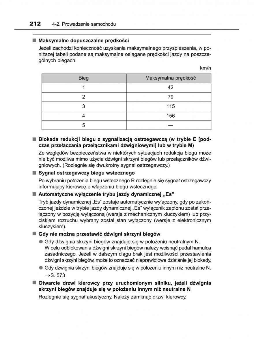 Toyota Corolla XI 11 E160 instrukcja obslugi / page 212
