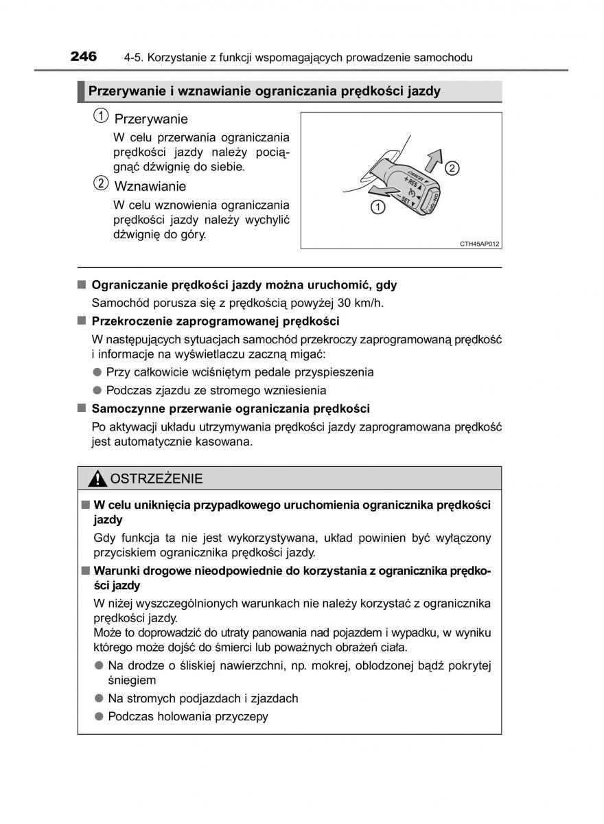 Toyota Corolla XI 11 E160 instrukcja obslugi / page 246