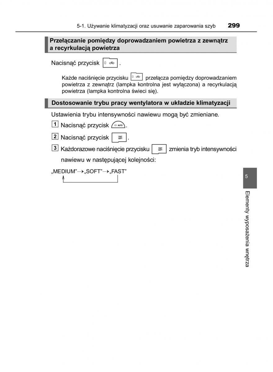 Toyota Corolla XI 11 E160 instrukcja obslugi / page 299