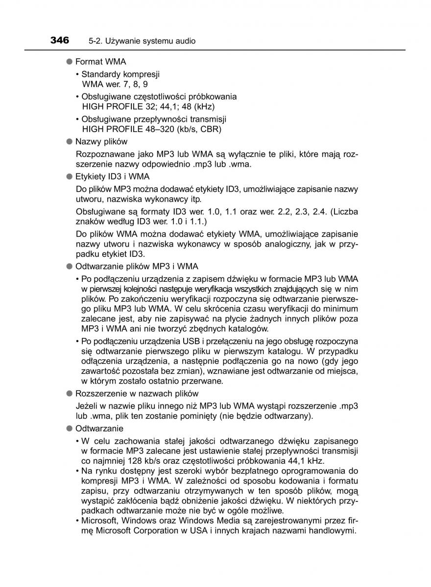 Toyota Corolla XI 11 E160 instrukcja obslugi / page 346