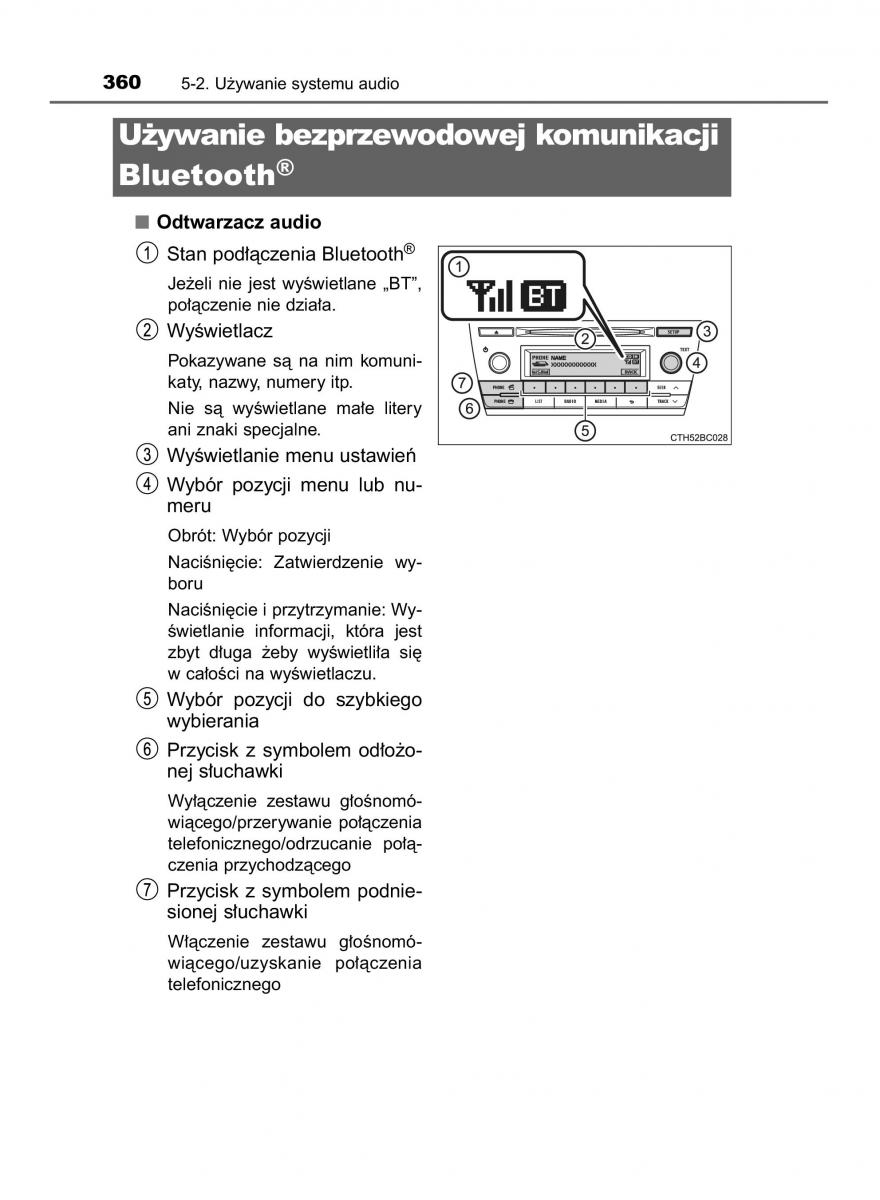 Toyota Corolla XI 11 E160 instrukcja obslugi / page 360