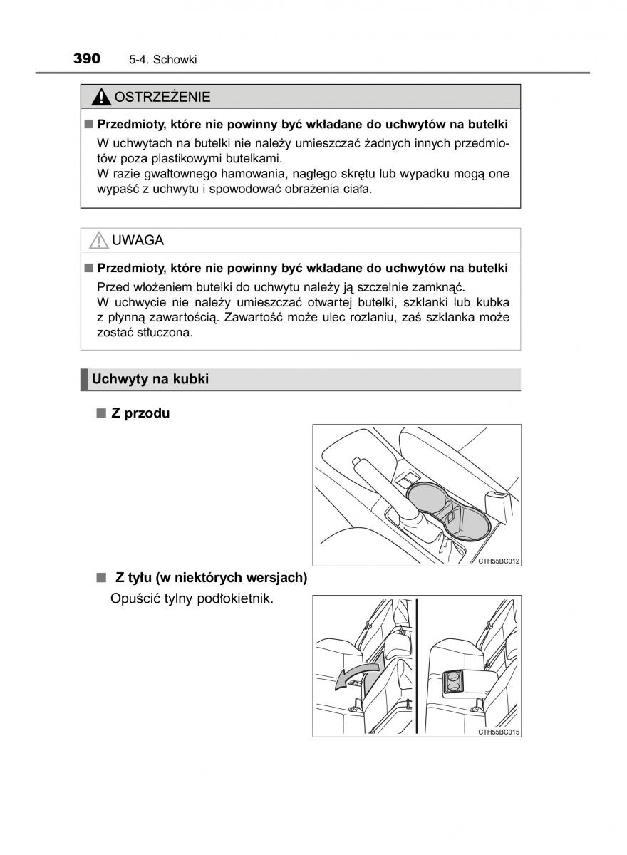 Toyota Corolla XI 11 E160 instrukcja obslugi / page 390