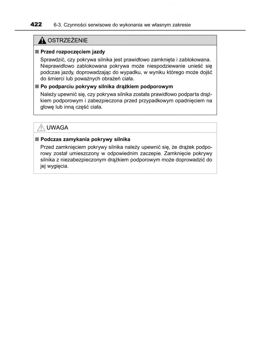 Toyota Corolla XI 11 E160 instrukcja obslugi / page 422