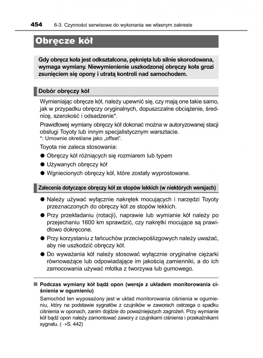 Toyota Corolla XI 11 E160 instrukcja obslugi / page 454