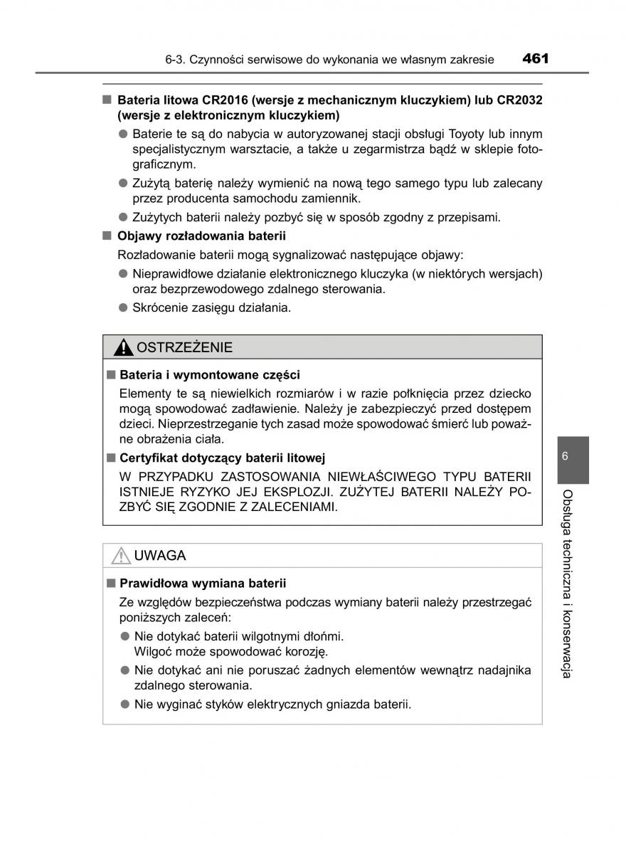 Toyota Corolla XI 11 E160 instrukcja obslugi / page 461