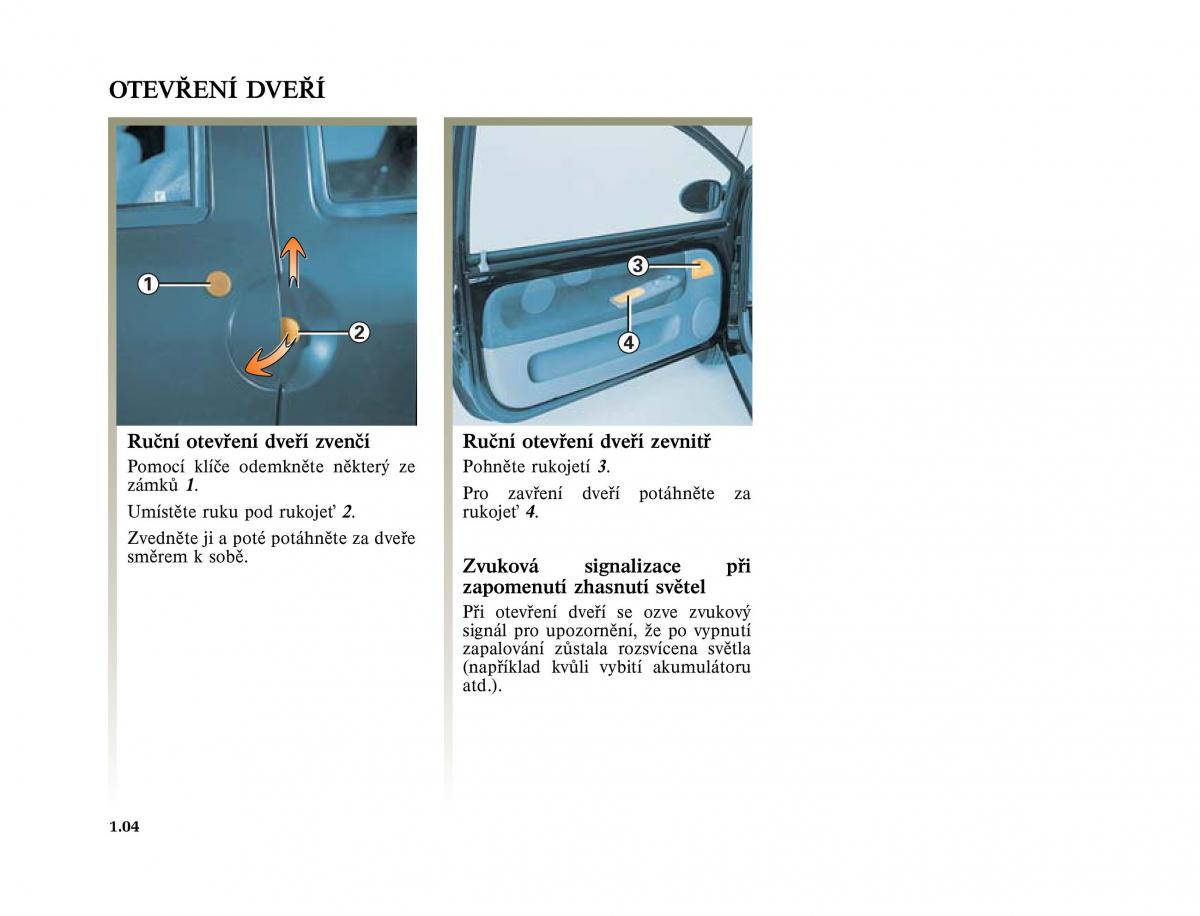 manual  Renault Twingo I 1 owners manual / page 10