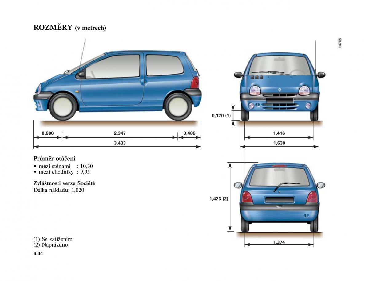 Renault Twingo I 1 owners manual / page 150