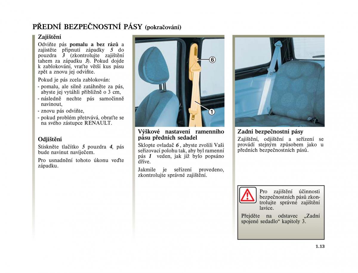 Renault Twingo I 1 owners manual / page 19