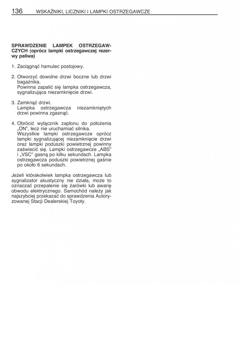 Toyota Corolla Verso I 1 instrukcja obslugi / page 143
