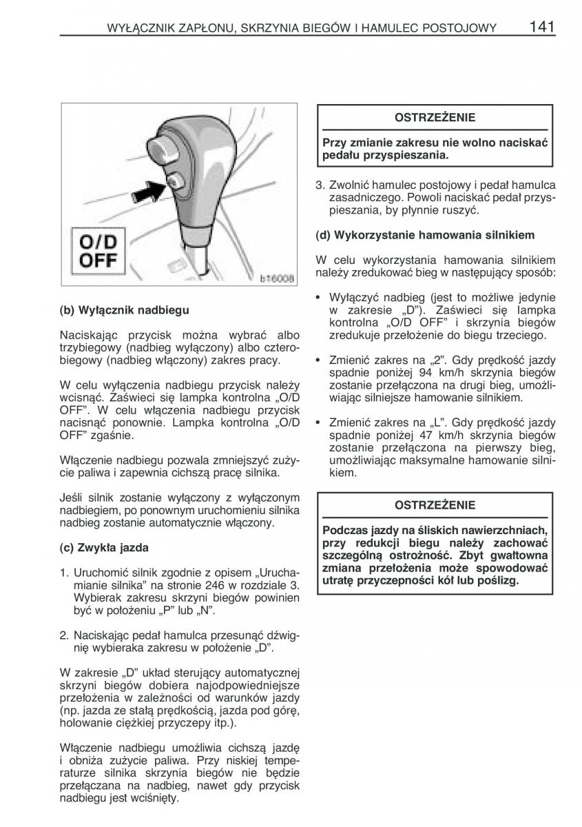 Toyota Corolla Verso I 1 instrukcja obslugi / page 148