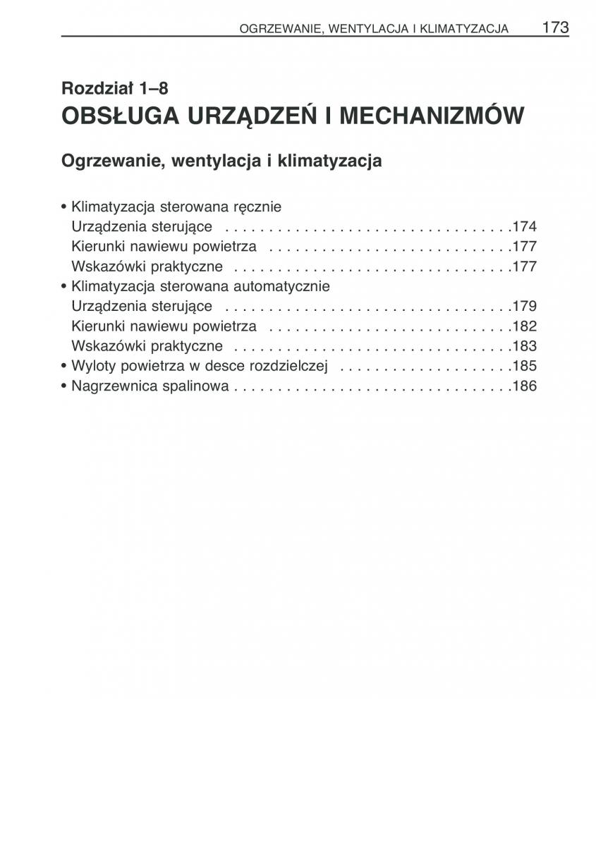Toyota Corolla Verso I 1 instrukcja obslugi / page 180
