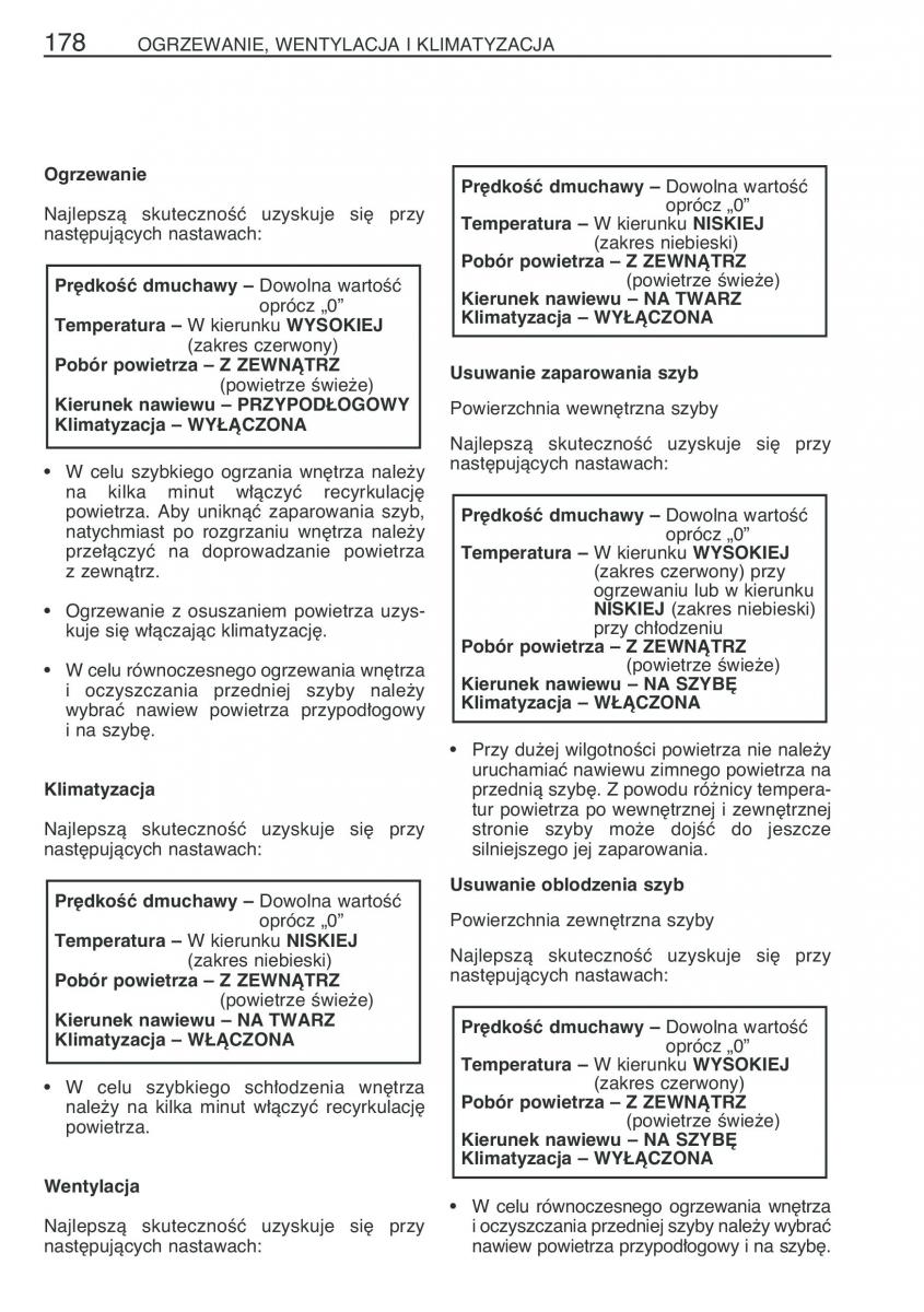 Toyota Corolla Verso I 1 instrukcja obslugi / page 185