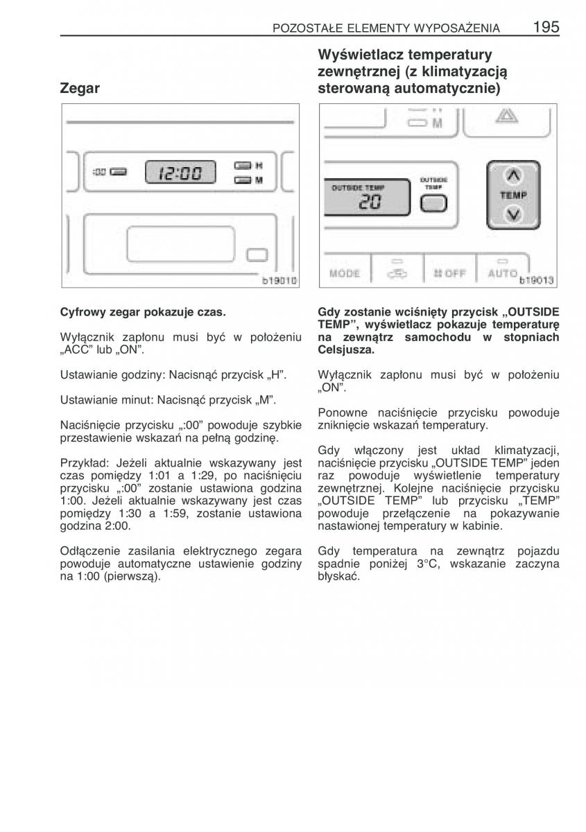 Toyota Corolla Verso I 1 instrukcja obslugi / page 202