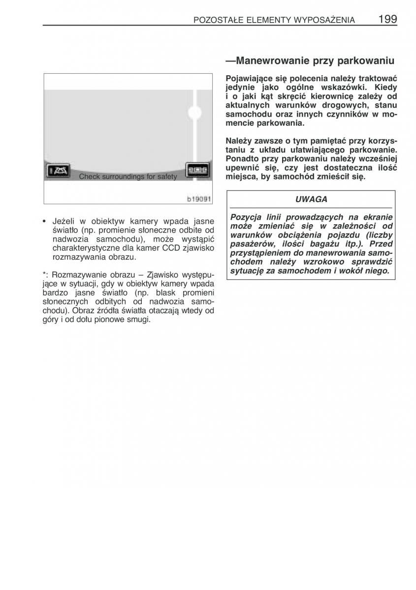 Toyota Corolla Verso I 1 instrukcja obslugi / page 206